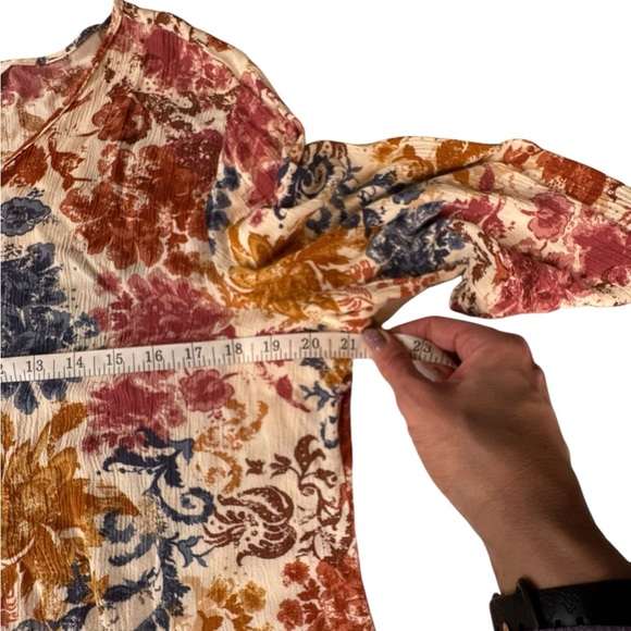 Christopher & Banks Women’s Multicolored 3/4 Length Sleeve Blouse LP 0091 - Picture 5 of 8